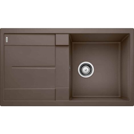 Evier Blanco Metra 5S-F Silgranit - CAFE - Vidage : Automatique