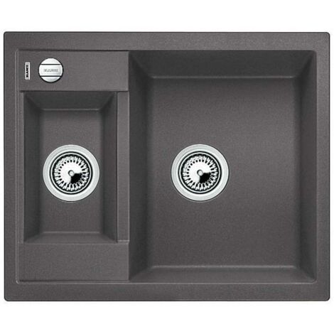 Evier Blanco Metra 6 Silgranit - Gris Rocher - Vidage : Automatique