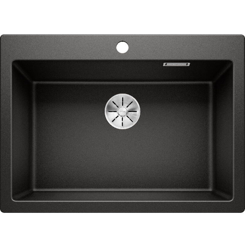 Blanco - Pleon 8 - Évier en silgranit, 70x51 cm, noir 525957