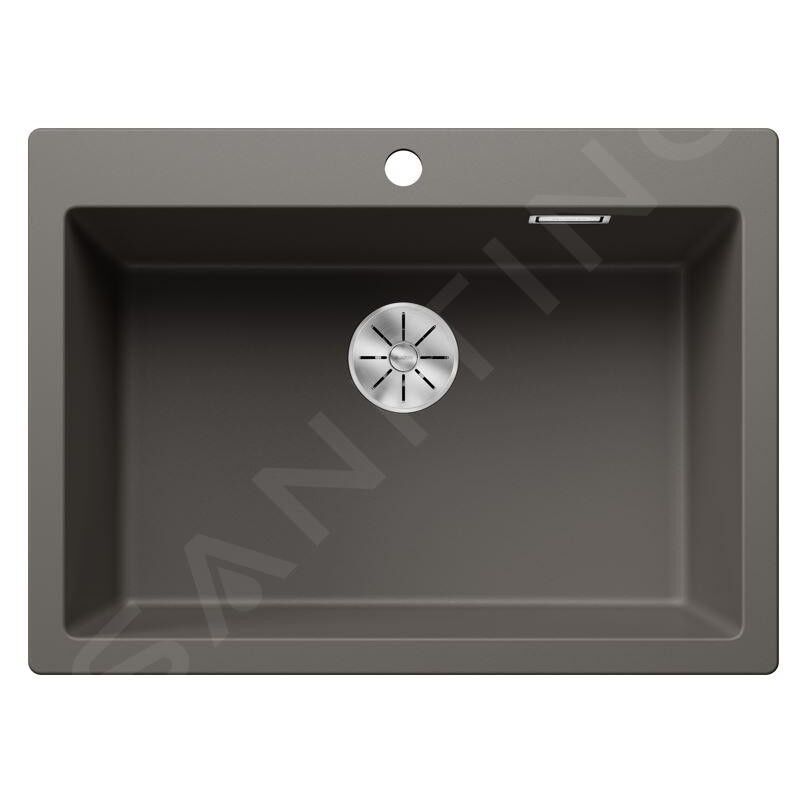 Blanco - Pleon 8 - Évier en silgranit, 700x510 mm, InFino, gris 527323