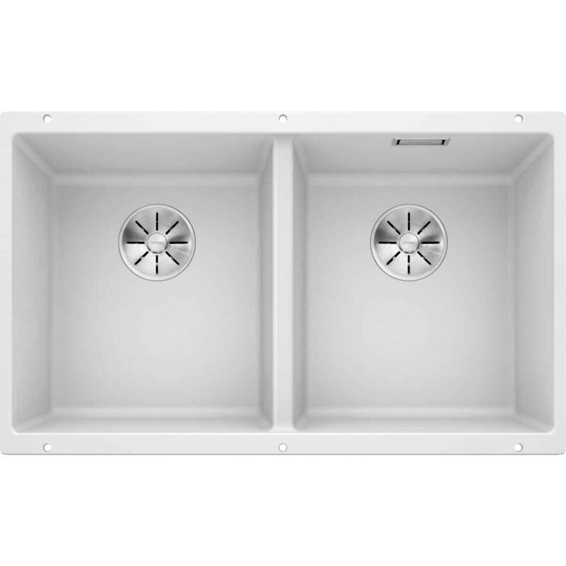 Evier Subline 350/350-U Silgranit - Blanc - Blanco