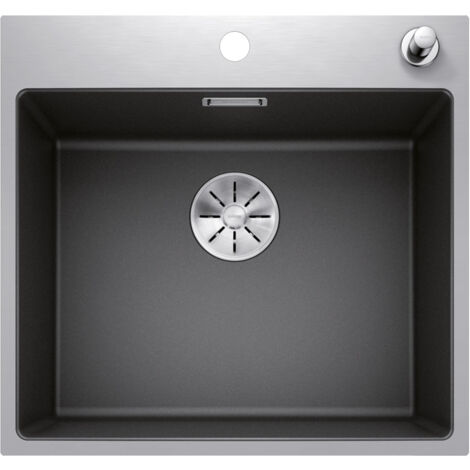 Evier Blanco Subline 500-IF/A SteelFrame Silgranit - ANTHRACITE - Vidage : Automatique