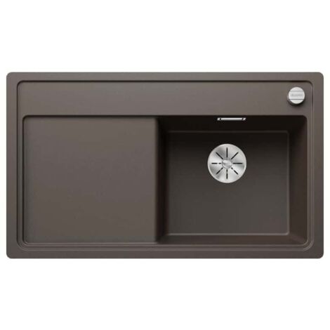 Evier Blanco Zenar 45S-F Silgranit - 000000 - Egouttoir A gauche