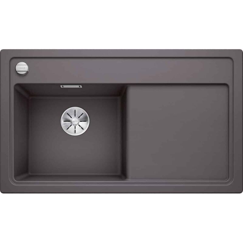 Blanco - Zenar 45 - Évier en silgranit, 86x51 mm, avec commande excentrique, InFino, gris roche 523851