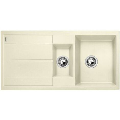 EVIER BLANCOMETRA 6S 1 CUVE 1/ 2+EGOUT ANTHRACITE BLANCO 513239