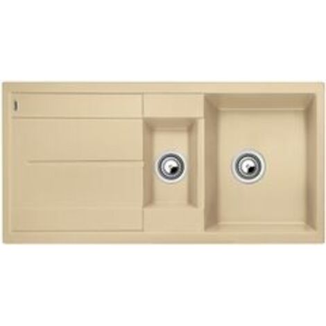 EVIER BLANCOMETRA 6S 1 CUVE 1/ 2+EGOUT CHAMPAGNE BLANCO 513943
