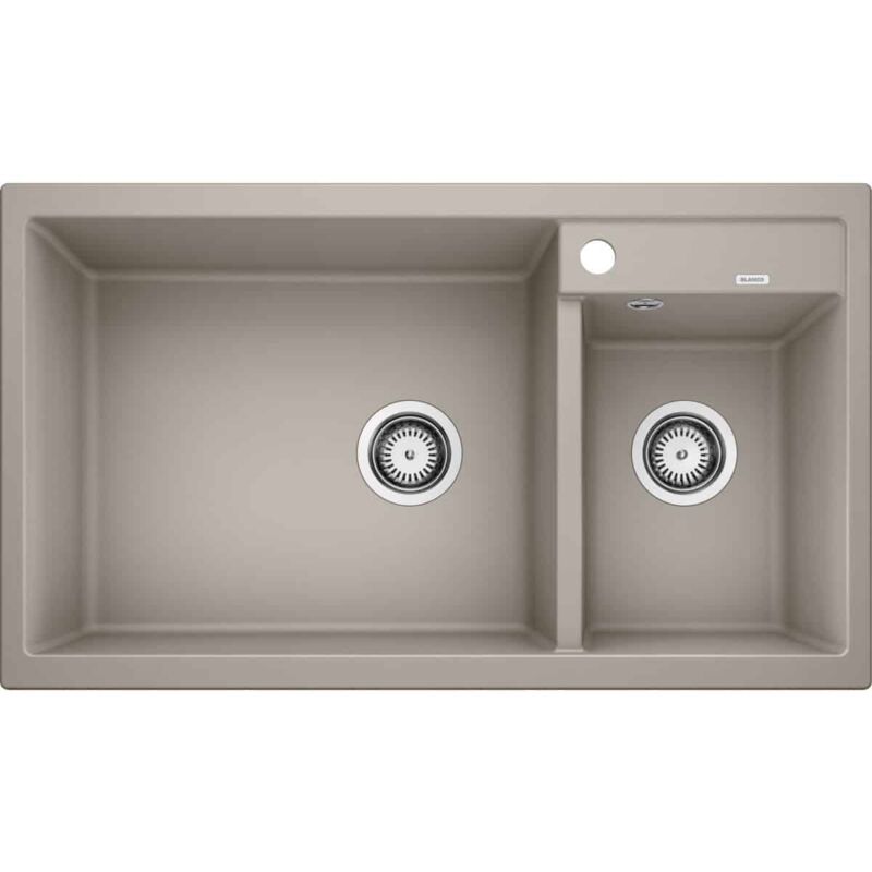 Blanco - Evier Metra 9 Silgranit - tartufo - Vidage : Manuel