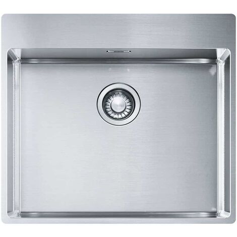 Évier Box Inox Slimtop BXX210-54 - 570 x 510 x 200 mm - Sous meuble 60 cm - Franke