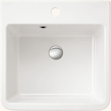 Évier bac à laver céramique blanc Sanindusa UTILITY 510x500
