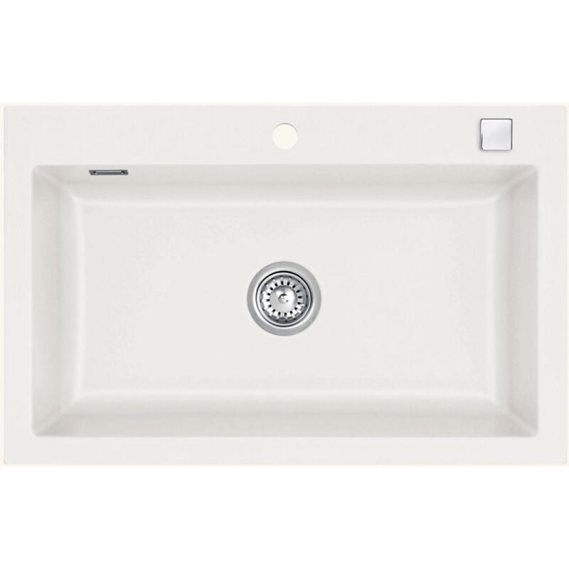 Systemceram - vier céramique blanc brillant mera 1 bac 800x510 mm