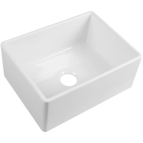 Evier céramique GLORY 61x46 cm, blanc