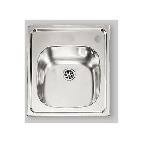 Evier "Cinzia" inox 44 x 50 cm