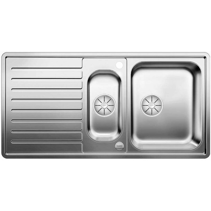 Blanco Classic Pro - Évier, 100x51 mm, avec commande excentrique et accessoires, InFino, inox 523665