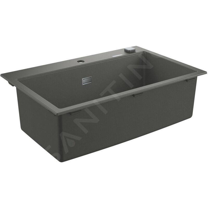 Grohe Éviers - Évier composite K700 avec garniture de vidage automatique, 780x510 mm, grise granite 31652AT0