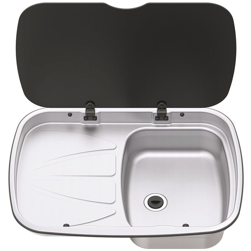 Thetford - Evier couvercle Argent Sink Version gauche