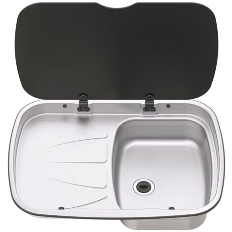 Evier Couvercle Argent Sink Version Gauche - Thetford