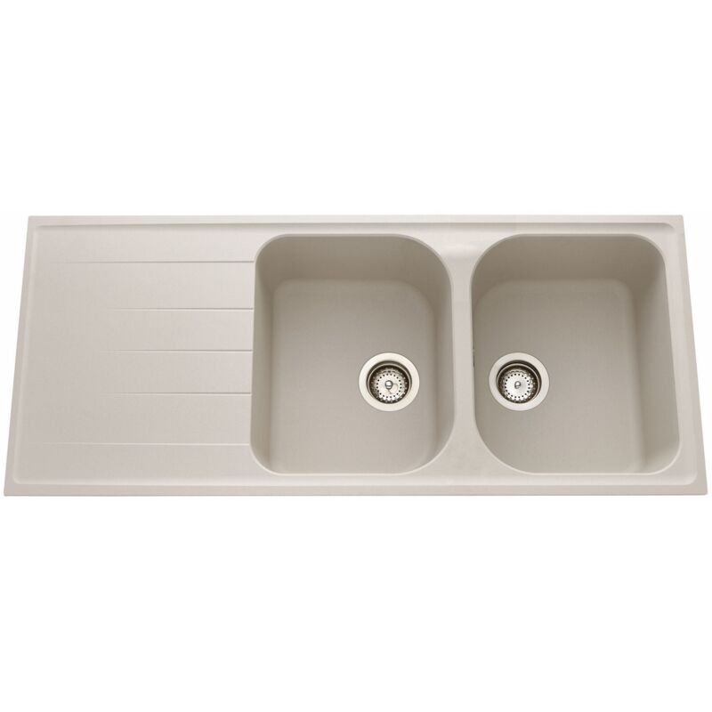 Evier Cristalite schock viola EV2521 2Bacs Nero 139 granite