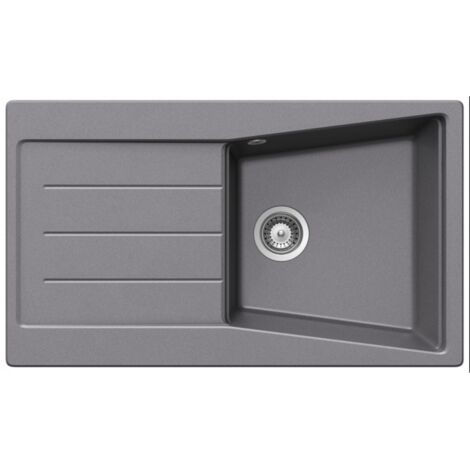 Evier Cristalite SCHOCK OPUS EV1101 Gris Métallisé Croma 022