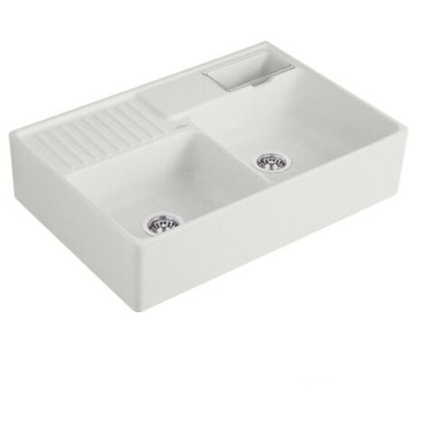 Evier cuisine VILLEROY ET BOCH Tradition Steam CeramicPlus avec vidage automatique