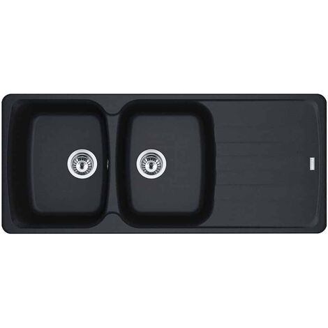Évier de cuisine Antea Fragranit+ AZG621 - 1160 x 500 x 210 mm - Onyx - Sous-meuble 80 cm - Franke