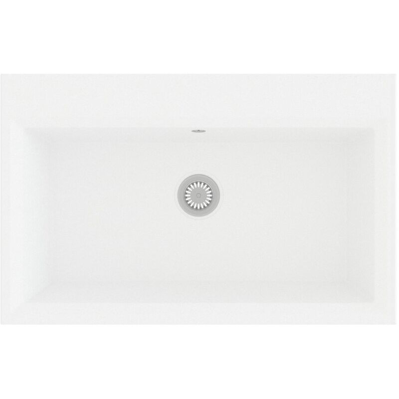 Vidaxl - vier de cuisine blanc 790x500x193 mm granite