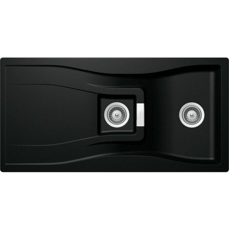 Evier de cuisine CRISTADUR Waterfall 1.5 Cuves Magma - JS SCHOCK EVC 1511