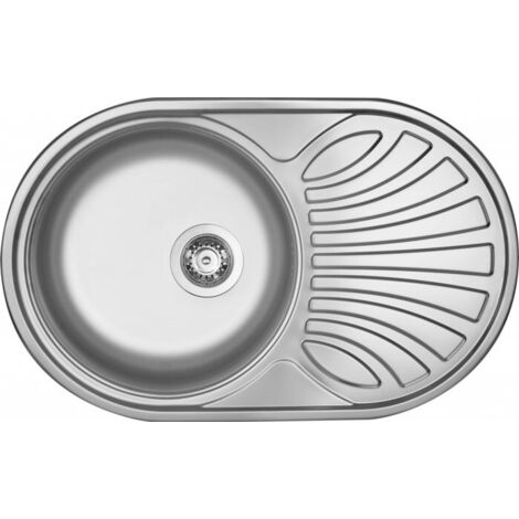 Evier de cuisine Deante twist 1 bac réversible inox 48x77 cm