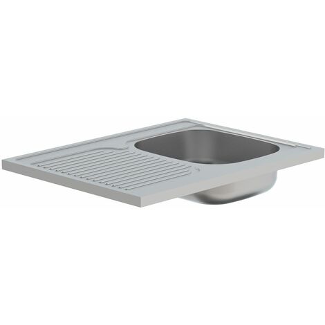 Evier de cuisine EKINOX inox 80cm - Siphon inclus