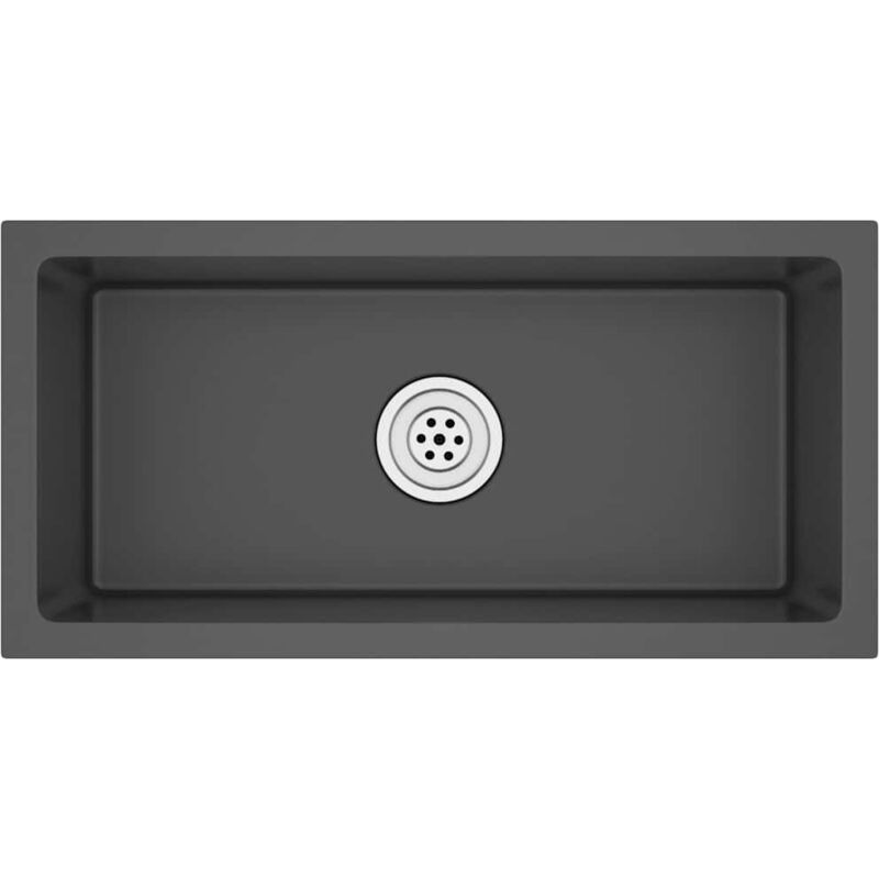 Vidaxl - vier de cuisine fait main Noir Acier inoxydable