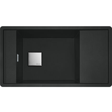 Évier de cuisine Frames Fragranit+ FSG 611-88 - 877x495x195 mm - Noir mat - Sous-meuble 60 cm - Franke