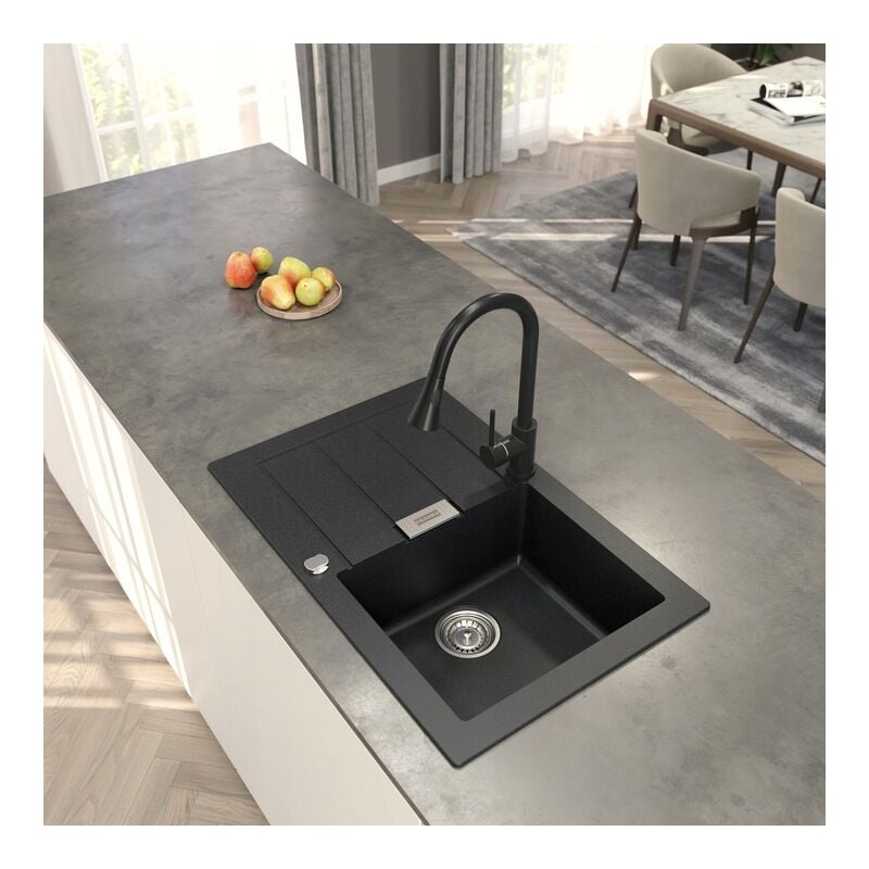 Granitan - vier De Cuisine Franke Sirius Sid + Robinet Snake + Siphon