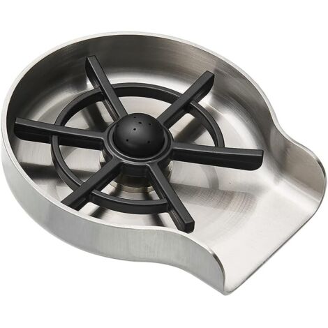 Évier de cuisine Lave-verre Évier de bar en acier inoxydable Lave-bouteille Nickel brossé Laveuse à pression Accessoires de rondelle de tasse Solide 304 Remplacement du mode SUS