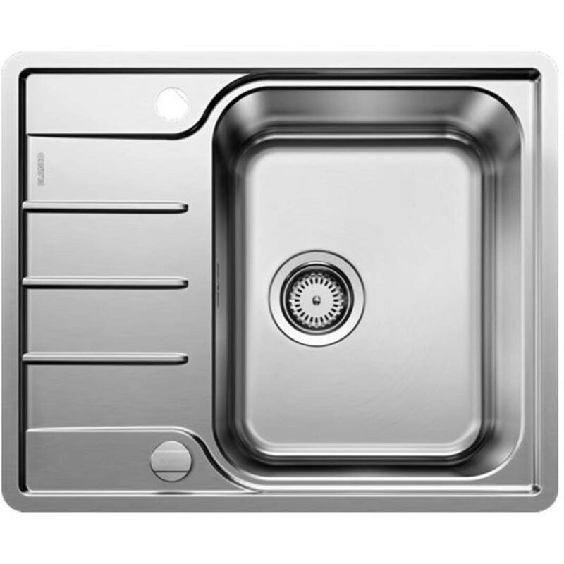 Blanco - Lemis 45 - Évier, 61x50 cm, avec commande du vidage, inox brossé 525114