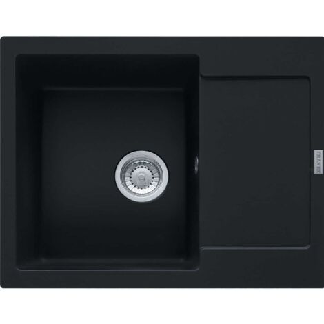 Évier de cuisine Maris Fragranit+ MRG611-62 - 620 x 500 x 205 mm - Noir mat - Sous-meuble 45 cm - Franke