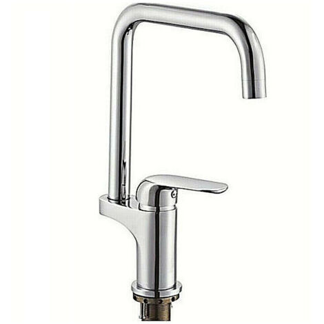 ÉVIER DE CUISINE MITIGEUR BEC HAUT MONOLEVIER CHROME 52956