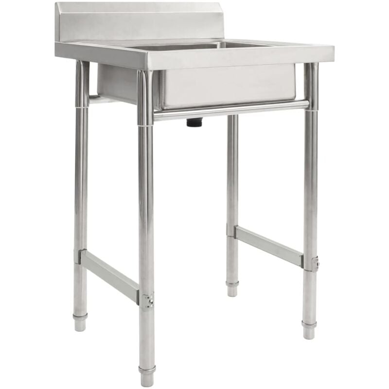 Design In - vier de cuisine,Bac,Vasque à poser Seul lavabo Acier inoxydable CFW10883