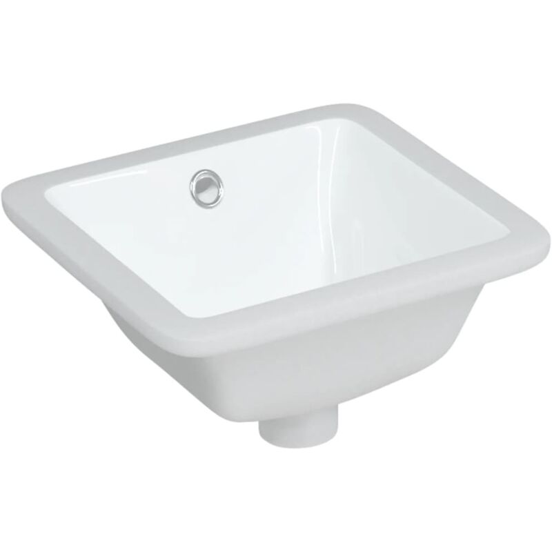 Vidaxl - vier salle de bain blanc 30,5x27x14 cm rectangulaire céramique