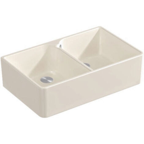 Évier double 80X795x500mm Crema CeramicPlus VILLEROY & BOCH