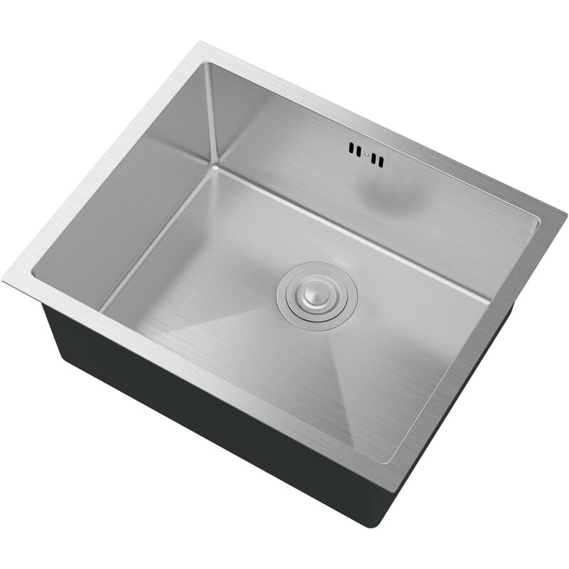 Évier en acier inoxydable 1 bac CHROME BARI54