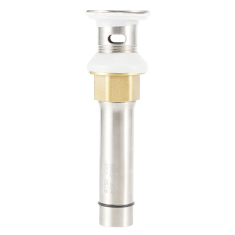 Évier en Acier Inoxydable 304, Bouchon de Vidage pour Cuisine et Salle de Bain, Type à Clapet avec Trou LQ‑5391