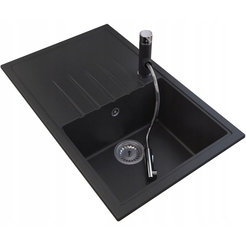 Granitan - vier en granit grand bol ensemble de cuisine