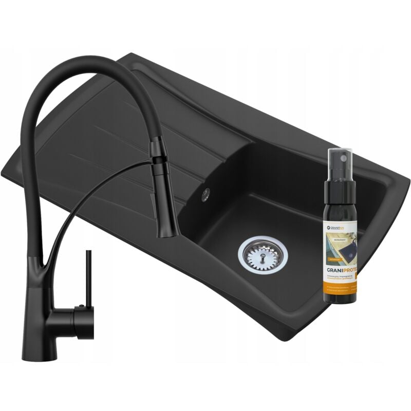 Granitan - vier en granit new line + mitigeur nexo