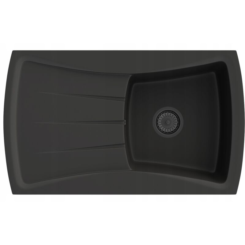 Granitan - vier en granit noir grand bol