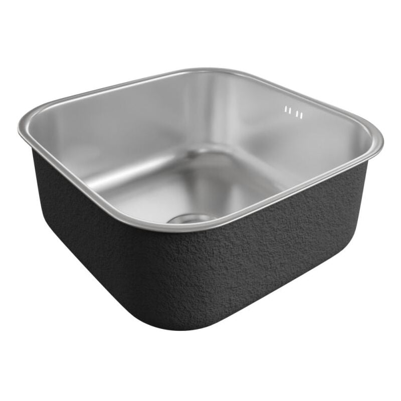 Cuisibane - Evier en inox 1 bac sans égouttoir evinox 44 x 44 cm