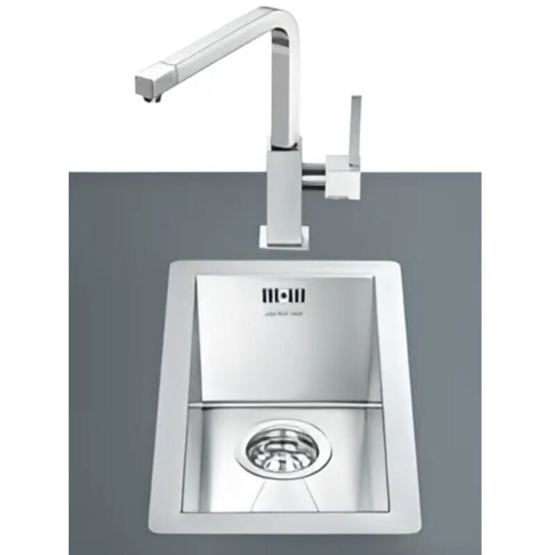 Iperbriko - vier en inox 26.7x46.4 cm à encastrer