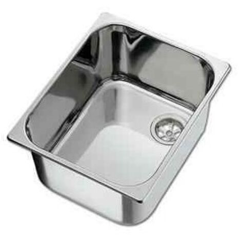 Evier en Inox 355 x 260mm pour camping car et caravane