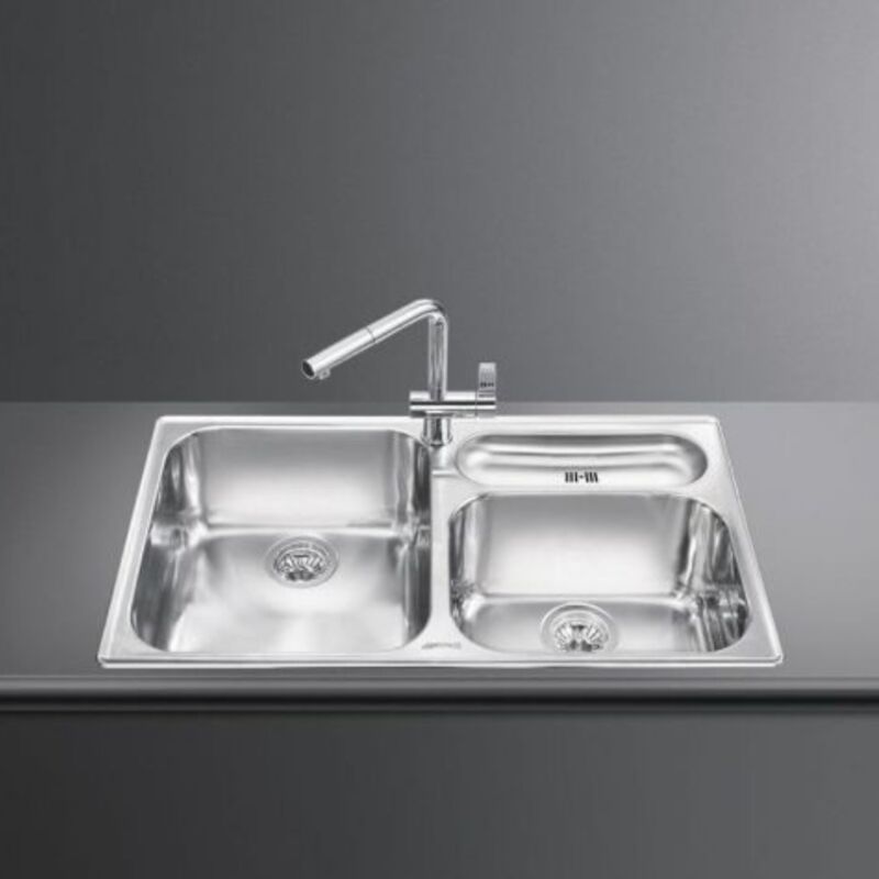 Vier en inox brossé 90x50 cm