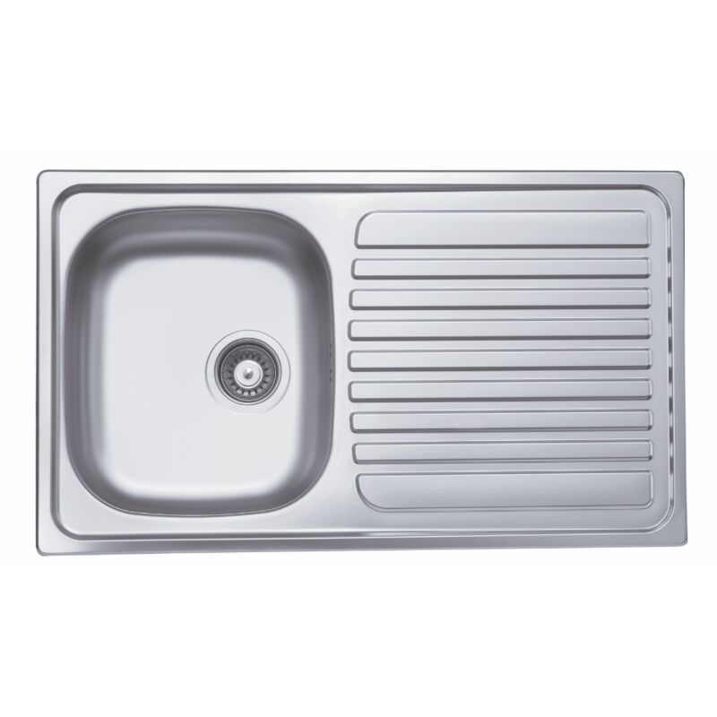 Samet - Evier encastré avec égouttoir droit 86x50 cm