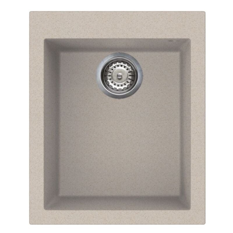 Smeg - Evier encastré à une cuve 41x50 coloris fragranite oat VZ40AV2