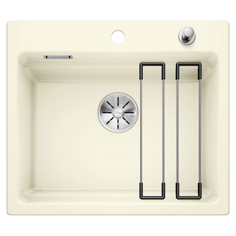 Blanco - vier en céramique Etagon 6 - Sous-meuble de 60 cm - Magnolia cristal - 584 x 510 x 200 mm - Vidage Automatique